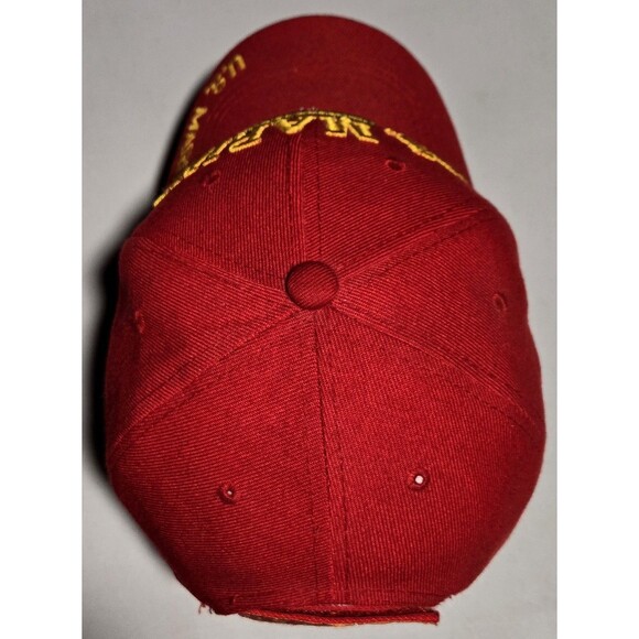 US Marine Corps USMC Hat U.S. Warriors Military Logo Seal Patch Red Baseball Cap - Picture 8 of 11